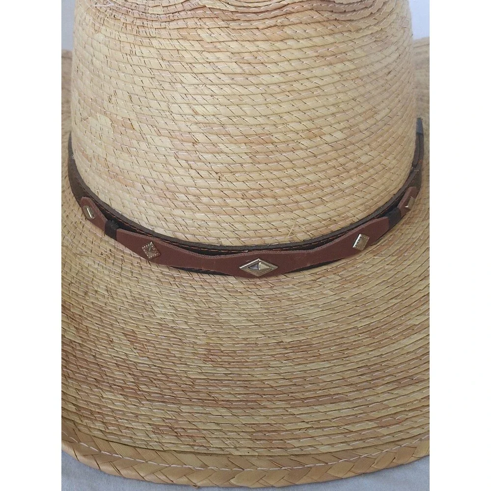 Gold Coast Sunwear Straw Sun Hat Fishing Outdoor Western One Size Fits Most